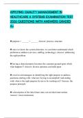 APPLYING QUALITY MANAGEMENT IN HEALTHCARE A SYSTEMS EXAMINATION TEST 2026 QUESTIONS WITH ANSWERS GRADED A&plus;
