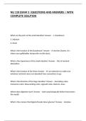 NU 110 EXAM 3 &vert;QUESTIONS AND ANSWERS &vert; WITH COMPLETE SOLUTION