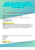 EXAM 1&colon; BIOS 255&sol;BIOS255 &lpar;2026&sol;2027 UPDATE&rpar; ANATOMY AND PHYSIOLOGY III COMPLETE GUIDE &vert; 100&percnt; CORRECT&vert; GRADE A -CHAMBERLAIN