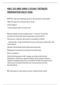 NSG 233 MED SURG 2 EXAM 1 DETAILED PREPARATION PACK 2026