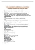 RCP 130 MIDTERM EXAM QUESTIONS AND CORRECT ANSWERS 100&percnt; VERIFIED LATEST UPDATE&excl;&excl;