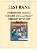 Test Bank for Professional Nursing&colon; Concepts & Challenges 9th Edition by Beth Black &vert; Complete Chapter Questions & Answers &vert; Nursing Fundamentals Exam