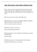 NSG 500 EXAM 2 2026 FINAL REVIEW EXAM