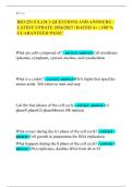 BIO 251 EXAM 2 QUESTIONS AND ANSWERS &ndash; LATEST UPDATE 2026&sol;2027 &vert; RATED A&plus; &vert; 100 &percnt; GUARANTEED PASS&excl;&excl;