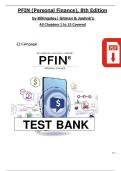 PFIN &lpar;Personal Finance&rpar; &ndash; 8th Edition by Billingsley&comma; Gitman & Joehnk &vert; Complete Test Bank for Chapters 1&ndash;15