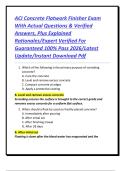 ACI Concrete Flatwork Finisher Exam With Actual Questions & Verified Answers&comma; Plus Explained Rationales&sol;Expert Verified For Guaranteed 100&percnt; Pass 2026&sol;Latest Update&sol;Instant Download Pdf