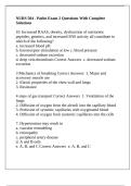 NURS 504 - Patho Exam 2 Questions With Complete Solutions