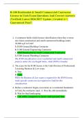 R-100 Residential & Small Commercial Contractor License in Utah Exam Questions And Correct Answers &lpar;Verified&rpar; Latest 2026&sol;2027 Update &vert; Graded A&plus; &vert; Guaranteed Pass&excl;&excl;