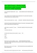 Nur 3225 Exam 1 Study Guide Questions with Actual Verified Answers 2026 Updated&period;