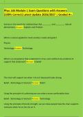 Phys 165 Module 1 Exam Questions with Answers &lpar;100&percnt; Correct&rpar; Latest Update 2026&sol;2027 &vert; Graded A&plus;&period;