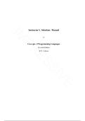 Solution Manual for Concepts of Programming Languages 11th Edition &ndash; Robert Sebesta