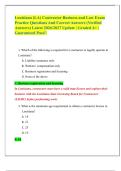 Louisiana &lpar;LA&rpar; Contractor Business and Law Exam Practice Questions And Correct Answers &lpar;Verified Answers&rpar; Latest 2026&sol;2027 Update &vert; Graded A&plus; &vert; Guaranteed Pass&excl;&excl;