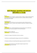 ALF Manager Exam &vert; Verified Practice Questions & Correct Detailed Answers &vert; 2025&sol;2026 A&plus; Grade
