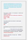 Construction Quality Management for Contractors Exam &vert;            Most Recent Exam 2026 Actual Comprehensive Real Exam  Questions And Verified Answers &lpar;100&percnt; Correct Answers&rpar;  Already Graded A&plus; Guaranteed Success &vert; Newest Exam &vert;                Just Release