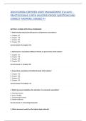 2026 FLORIDA CERTIFIED ASSET MANAGEMENT &lpar;FL-CAM&rpar; &ndash; PRACTICE EXAM 1 WITH MULTIPLE-CHOICE QUESTIONS AND CORRECT ANSWERS&comma; GRADED A&plus;