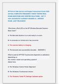 HP Point of Sale Service and Support Assessment Exam 2026 Most Recent Exams