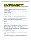 HAZMAT OPERATIONS 2026 EXAMINATION SET QUESTIONS AND ANSWERS GUARANTEE A&plus;