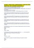 HAZMAT OPERATIONS COMPREHENSIVE UPDATED EXAM QUESTIONS AND ANSWERS GUARANTEE A&plus;