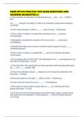 FIBER OPTICS PRACTICE TIPS EXAM QUESTIONS AND ANSWERS GUARANTEE A&plus;