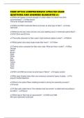 FIBER OPTICS COMPREHENSIVE UPDATED EXAM QUESTIONS AND ANSWERS GUARANTEE A&plus;
