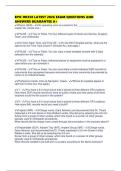EPIC OR350 LATEST 2026 EXAM QUESTIONS AND ANSWERS GUARANTEE A&plus;
