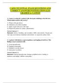 CADUCEUS FINAL EXAM QUESTIONS AND  CORRECT ANSWERS WITH RATIONALES  GRADED A&plus; LATEST