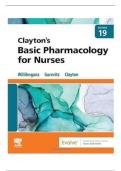 Clayton&rsquo;s Basic Pharmacology for Nurses 19th Edition Test Bank &ndash; Complete Practice Q&A for Exam Success