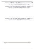 LPC CLIP summary notes Commercial Law and Intellectual Property revision guide LPC CLIP exam preparation Contract law and company law study notes