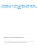 Ohio Life&comma; Accident & Health Insurance Exam Series 11-35 Life Insurance Policies Questions Answers PDF &vert; Licensing Test Prep Study Guide 2025&sol; 2026