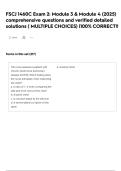 FSCJ 1460C Exam 2&colon; Module 3 & Module 4 &lpar;2025&rpar; comprehensive questions and verified detailed solutions &lpar; MULTIPLE CHOICES&rpar; &vert;100&percnt; CORRECT&excl;&excl;