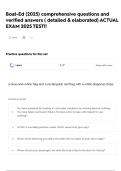 Boat-Ed &lpar;2025&rpar; comprehensive questions and verified answers &lpar; detailed & elaborated&rpar; ACTUAL EXAM 2025 TEST&excl;&excl;