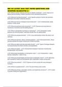 BIO 141 LATEST 2026 TEST PAPER QUESTIONS AND ANSWERS GUARANTEE A&plus;