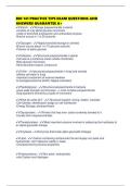 BIO 141 PRACTICE TIPS EXAM QUESTIONS AND ANSWERS GUARANTEE A&plus;