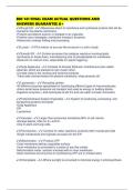 BIO 141 FINAL EXAM ACTUAL QUESTIONS AND ANSWERS GUARANTEE A&plus;