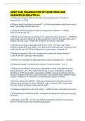 IAEDP 2026 EXAMINATION SET QUESTIONS AND ANSWERS GUARANTEE A&plus;