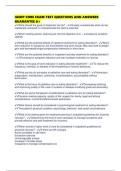 IAEDP CORE EXAM TEST QUESTIONS AND ANSWERS GUARANTEE A&plus;