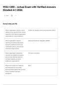 WGU C810 &ndash; Actual Exam with Verified Answers &lpar;Graded A&plus;&rpar; 2026