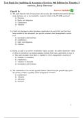 Auditing & Assurance Services 9e Test Bank &vert; Tim Louwers & Jerry Strawser &vert; Full Chapter Q&A&comma; Answer Key&comma; Exam Prep