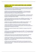 SAMHSA 2026 TEST PAPER QUESTIONS AND ANSWERS GUARANTEE A&plus;