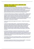 SAMHSA FINAL EXAM ACTUAL QUESTIONS AND ANSWERS GUARANTEE A&plus;