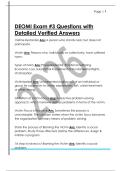 DEOMI Exam &num;3 Questions with  Detailed Verified Answers 