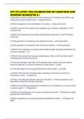 CPT 101 LATEST 2026 EXAMINATION SET QUESTIONS AND ANSWERS GUARANTEE A&plus;