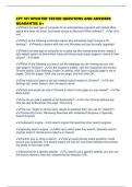 CPT 101 UPDATED TESTED QUESTIONS AND ANSWERS GUARANTEE A&plus;
