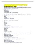 CPT 101 UPDATED EXAM SCRIPT QUESTIONS AND ANSWERS GUARANTEE A&plus;