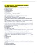 SYG 2000 PRACTICE TIPS EXAM QUESTIONS AND ANSWERS GUARANTEE A&plus;