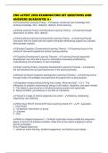 CNE LATEST 2026 EXAMINATION SET QUESTIONS AND ANSWERS GUARANTEE A&plus;