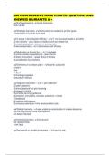 CNE COMPREHESIVE EXAM UPDATED QUESTIONS AND ANSWERS GUARANTEE A&plus;
