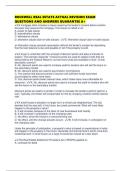 ROCKWELL REAL ESTATE ACTUAL REVISION EXAM QUESTIONS AND ANSWERS GUARANTEE A&plus;