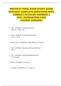 NMTCB-CT FINAL EXAM STUDY GUIDE  2026&sol;2027 COMPLETE QUESTIONS WITH  CORRECT DETAILED ANSWERS &vert;&vert;  100&percnt; GUARANTEED PASS  <LATEST VERSION> 