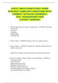 FLETC- BIETP EXAM STUDY GUIDE  2026&sol;2027 COMPLETE QUESTIONS WITH  CORRECT DETAILED ANSWERS &vert;&vert;  100&percnt; GUARANTEED PASS  <LATEST VERSION> 